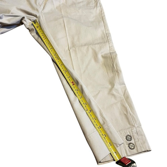 Van Heusen khaki capri pants women’s size 10 spring summer 100% cotton - Picture 4 of 7